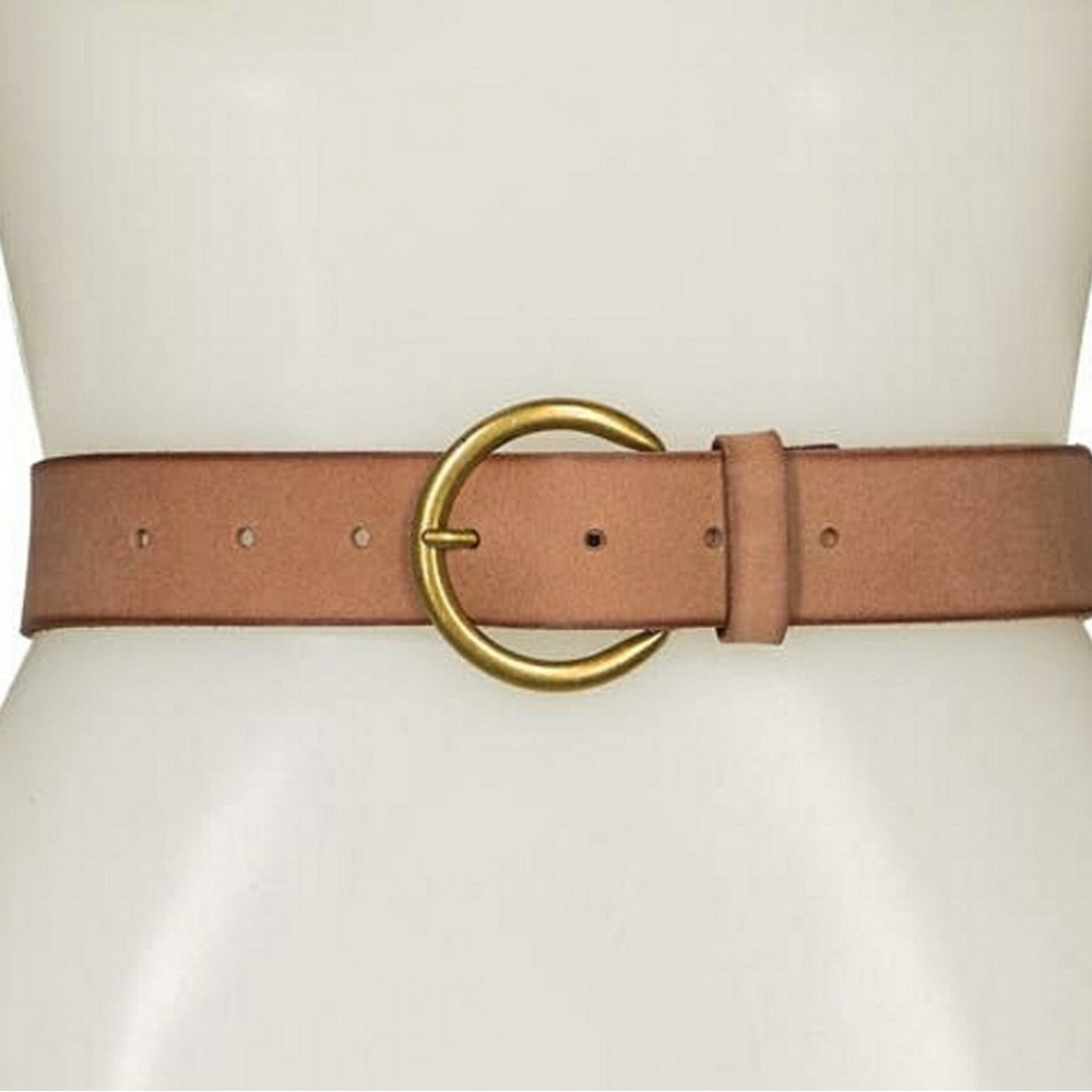 FRYE Leather Belt in Tan size Large